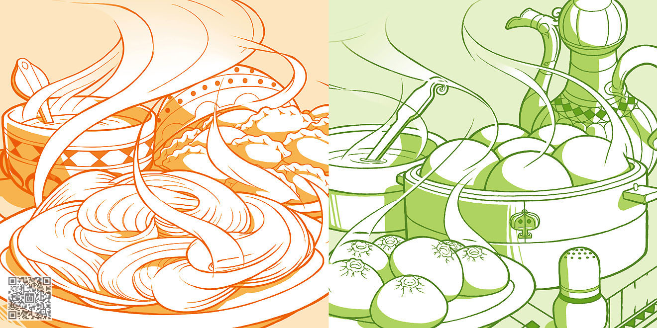 中糧面業(yè)面粉包裝設(shè)計(jì)與插畫(huà)繪制